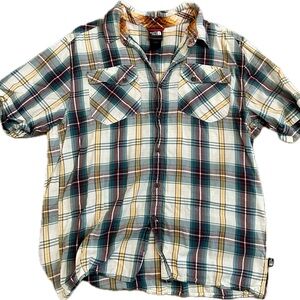 The North Face Men’s plaid shirt size Large